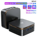 【N150発売~期間限定20％OFF】【楽天連続1位達成】ミニPC 【最新第12世代 ミニpc N150】ミニパソコン Windows11Pro搭載 mini pc【16GB DDR4 512GB SSD】 ミニデスクトップパソコン 4K@60Hz 2画面出力 小型pc ROM 高速Wi-Fi 5 BT4.2 HDMI 小型パソコン