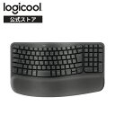 ロジクール WAVE KEYS K820 エルゴノミック キーボード ワイヤレスキーボード Logi Bolt Bluetooth Unifying非対応 ワイヤレス 無線 パームレスト 国内正規品 2年間無償保証