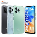 楽天ランキング1位★5G対応・SIMフリー★【P5倍&クーポンで21,900円～】FOSSiBOT S1 5G SIMフリー スマホ 本体 6GB+128GB/8GB+256GB オクタコアプロセッサ 6.72インチFHD+大画面 Android 14 5000mAhバッテリー 顔認証 指紋認証 NFC 高速充電 マルチキャリアスマホ